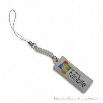 Mobile Phone Novelties with Screen Wiper on the Back, Available from 20 to 40mm Sizes